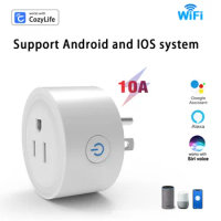 Smart Wifi US Plug Wireless Socket Remotely Control Smart Home Appliances Works with Cozylife Alexa echo Google Home