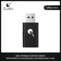 Gulikit NS26 Goku Wireless Controller Adapter USB Receiver Dongle for PC Nintendo Switch PS4 Xbox One Xbox Series X / S Platform