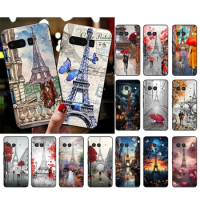 Eiffel Tower Art Phone Case For Google Pixel 8 7 Pro 7A 7 6A 6 Pro 5A 4A 3A Pixel 4 XL Pixel 5 6 4 3 3A XL Shell