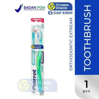PIERROT ORTHODONTIC EXTREME TOOTHBRUSH REF.14 | SIKAT GIGI BEHEL, KAWAT GIGI, BERBENTUK V, KEBERSIHA