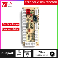 diy kit zero delay encoder to PC Rasberry Pi arcade fighting stick arcade cabinet diy kit consola arcade for mame jamma project