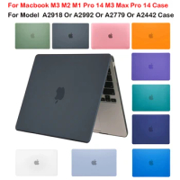 Newest Laptop Case For 2023 Macbook M3 M2 M1 Pro 14 A2992 Case M3 Max Pro 14 Case For Macbook Pro 14 A2918 A2779 A2442 Cases