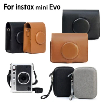 Optional Carry Shoulder Case Bag For Fujifilm Instax Mini EVO Camera PU Leather/ Crystal/ EVA Pattern