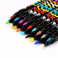 7 Pastel Posca Paint Markers Set, PC-1M 0.7mm Posca Markers with