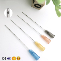 30pcs top selling micro Blunt tip cannula needle for dermal Filler injection 22g 70mm