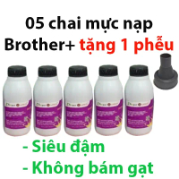 Mực đổ Brother 2520/ DCP-L2520D/ L2520D - In đẹp - ít mực thải - Mực nạp