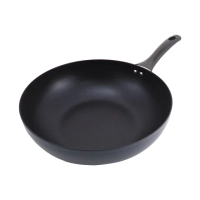 樂司廚品/鑽石不沾深型炒鍋-34cm-1支組(炒鍋)