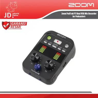 Zoom PodTrak P2 Dual USB Mic Recorder for Podcasters | Podcast Recorder