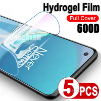 5PCS Hydrogel Safety Film For Oneplus 8 Pro 8T 8T+ Soft Protective Film For Oneplus8 One plus 8t plus Soft Gel Film Not Glass