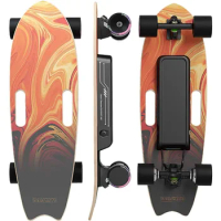 600W Hub-Motor Shape De Skate Board &amp; Accessories and Skate Boards 15 Miles Range Skateboard Electric Skateboard With Remote