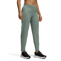 【UNDER ARMOUR】UA官方直營 女 OutRun the STORM長褲_1377042-348(灰綠色)