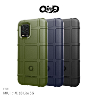 【現貨】QinD MIUI 小米 10 Lite 5G 戰術護盾保護套 背蓋式 手機殼 鏡頭加高【APP下單最高22%點數回饋】