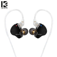 KBEAR KS10 HIFI In-ear Earphone, Hybrid Dual Diaphragm DD 4BA Earphone With Mic Wired Earbuds