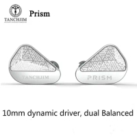TANCHJIM Prism Flagship Hybrid IEM 10mm Dynamic Dual Balanced Armature Sonion Driver Hifi Music Monitor Audiophile Earphones