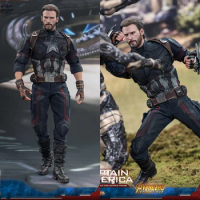 HotToys HT MMS481 1/6 Scale Male Soldier Infinity War Movie America Super Captain 6.0 Full Set 12" Action Figure Model Toys Gift