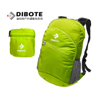 迪伯特DIBOTE 輕便透氣折疊攻頂背包/登山包/短程登山背包/攻頂包-15L(綠)