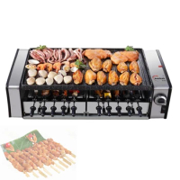 Electric Grill Home Kitchen Smokeless Barbecue Pan Stove Roaster Grill Multifunctional гриль электрический Parrilla Electrica
