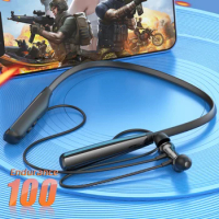 Fone Bluetooth Earphones Wireless Headphones Magnetic Sport Neckband Neck-hanging TWS Wireless Blutooth Headset with Mic Earbuds