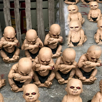 萬聖節道具 整人玩具 恐怖玩具 萬圣節布置鬼屋密室逃脫恐怖假人尸體日本鬼娃小孩鬼嬰兒裝飾道具 全館免運