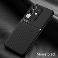 เคสหนัง, สำหรับ vivo Y29 4G Y 29 29Y เคสโทรศัพท์, ที่ยึดแม่เหล็กในรถยนต์, ป้องกันซิลิโคน, เคสกันกระแ