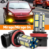 2pcs LED Fog Light For Mitsubishi Mirage G4 2012 2013 2014 2017 2018 Accessories Canbus Lamp