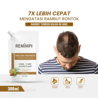 [ BPOM ] REMIMPI Shampo Penumbuh Rambut Original - Shampoo Anti Hair Loss Anti Rambut Rontok Ketombe