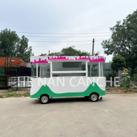 2023 OEM 3.5M Electric Street Mobile Kitchen Food Truck for Vending Snack Food Ice Cream Cart with CE ISO Certification