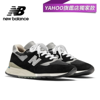 Y購獨家款[New Balance]美國製復古鞋_中性_黑灰色_U998BL-D楦