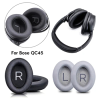 Replacement Ear Pads Cushions for Bose QC45/QC35 QuietComfort 45 Headphone Protein Leather Earpads