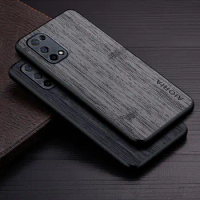 Case for Realme 7 6 6S 6i 5 5S 5i Pro 5G bamboo wood pattern Leather new phone cover Luxury coque for Realme 7 5G case capa
