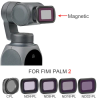 Lens Filter Kit for FIMI PALM 2 Gimbal Camera CPL ND4/8/16/32 PL Handheld Gimbal Vlog Pocket Camera Lens Filter Accessories