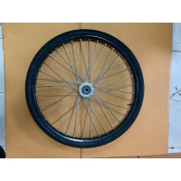 ♕ล้อยางลม ล้อรถจักรยาน ล้อรถเข็น รถสาลี่ 26x1.75”(26x1 3/4”) รถตัดหญ้าแบบเข็น พร้อมยางนอกใน จำนวน1ชุ