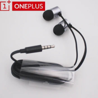 Original OnePlus 3.5mm Earphone Bullets Earphones V2 With Mic Wired Control For OnePlus 1+ one plus 5 5T Nord N100 N20 CE 2 Lite