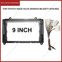 9 Inch For TOYOTA Hiace Hilux Granvia Majesty Car Radio Android MP5 Player Casing Frame 2din Head Unit Fascia Stereo Dash Cover