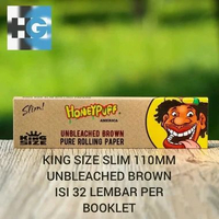 Honeypuff Unbleached Brown King Size Slim 110MM