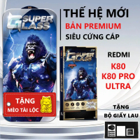 Kính cường lực Premium cho Redmi K80/ K80 PRO/ K80 ULTRA siêu bền, cứng cáp, bảo vệ màn hình toàn di