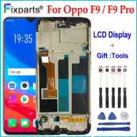 For Oppo F9 LCD CPH1825 Display Touch Screen Digitizer Assembly With Tools Replacement For Oppo F9 Pro LCD CPH1823 Screen