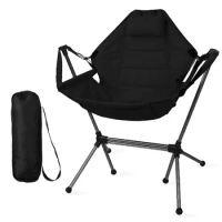 Camping Moon Chair Ultralight Folding Chair Portable Travel Leisure Nap Rocking Foldable Chairs Outdoor Fishing Chair