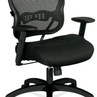 Office Chair Mid Back Mesh Ergonomic Computer Desk Chair - Adjustable Arms, Lumbar Support