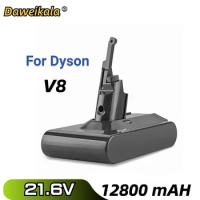 12800mAh 21.6V Battery For Dyson V8 Battery for Dyson V8 Absolute /Fluffy/Animal Li-ion Vacuum Cleaner rechargeable Battery