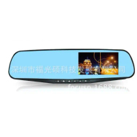New Driving Recorder Dual Lens Rearview Mirror Black Box HD Wide-Angle Car DVR