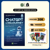 Sách - ChatGPT Và Midjourney - Kỹ Thuật Tạo Hình Ảnh Và Content Bằng Công Cụ AI - 1980Books