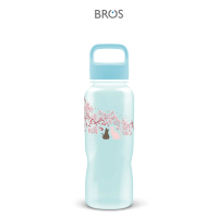 BROS Crystal Blossom Paws (700ml) | BPA-Free Water Bottle | Custom Name Print Option