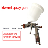 Original Authentic Japanese Iwata Beraria kiwami Paint Plate Spray Special Spray Gun Plastic Pot 1.4/1.6 Caliber