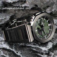 Stainless steel watchband for Casio watch GM-2100 / GA-2100 farmhouse oak series trend modified refined steel wristband bracelet