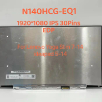 14.0 IPS Laptop LCD Screen N140HCG-EQ1 For Lenovo ThinkPad E14 Gen 2 ideapad 5-14 Slim 7-14 Yoga Slim 7-14 1920x1080 30pin eDP