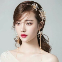 瑪姬主義 韓式手工花朵🌺耳環套組髮箍