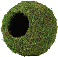 Mossy Caves Artificial Green Moss Caves Hide for Reptile Frogs and Snakes Terrarium & Vivarium Deco