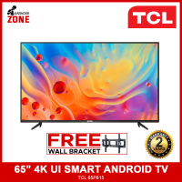 TCL 65P615 65 inch Smart Android LED TV / 4K UHD UI Android TV / TCL 65 Inch Android Smart TV