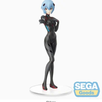 Original SEGA Neon Genesis Evangelion Ayanami Rei Figure 21Cm Anime Action Figurine Model Collection Toys for Boys Gift